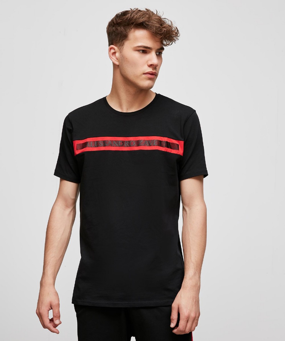 Alessandro Zavetti Lucilo T-Shirt | Black / Red | Zavetti