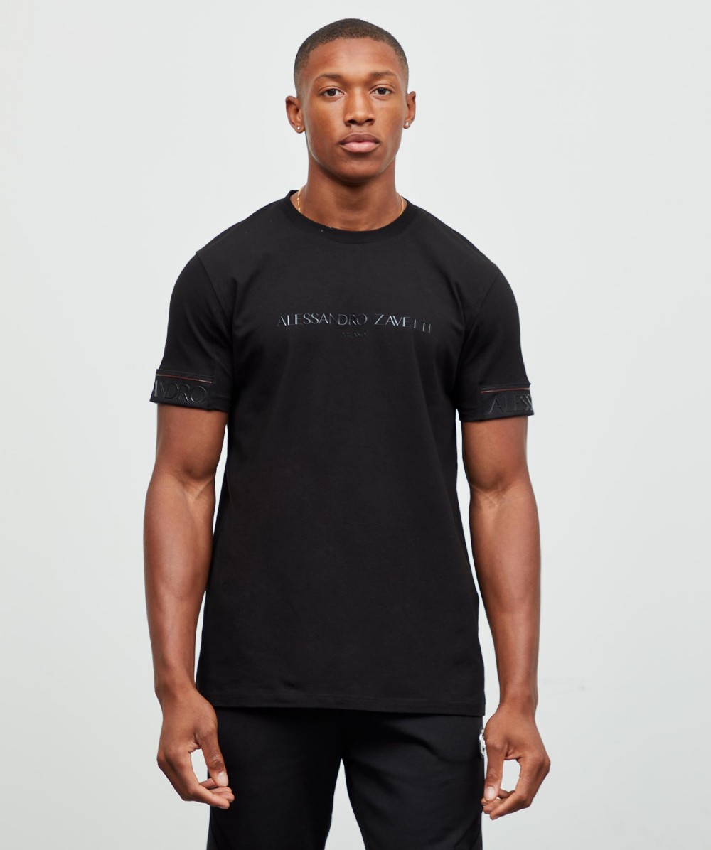 Alessandro Zavetti Loungewear Vielli T-Shirt | Black | Zavetti