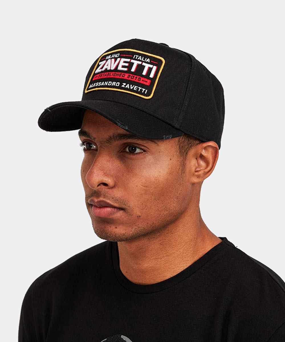 Alessandro Zavetti Tofane Baseball Cap | Black | Zavetti