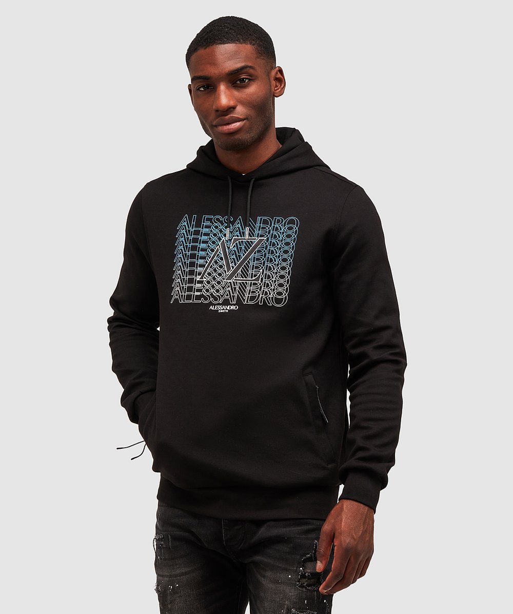 Alessandro Zavetti Castari Overhead Hoodie | Black | Zavetti