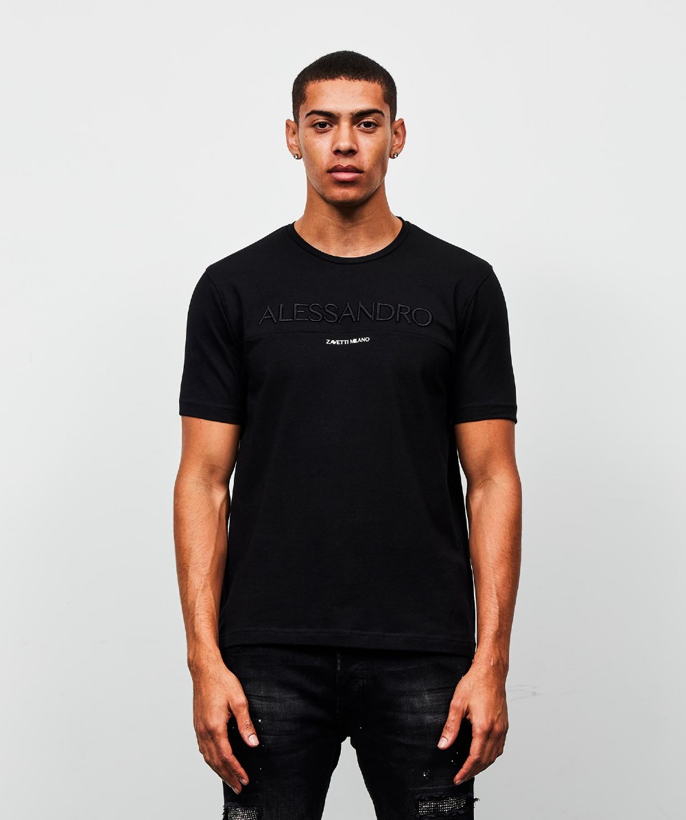 Alessandro Zavetti Corta T-Shirt | Black | Zavetti