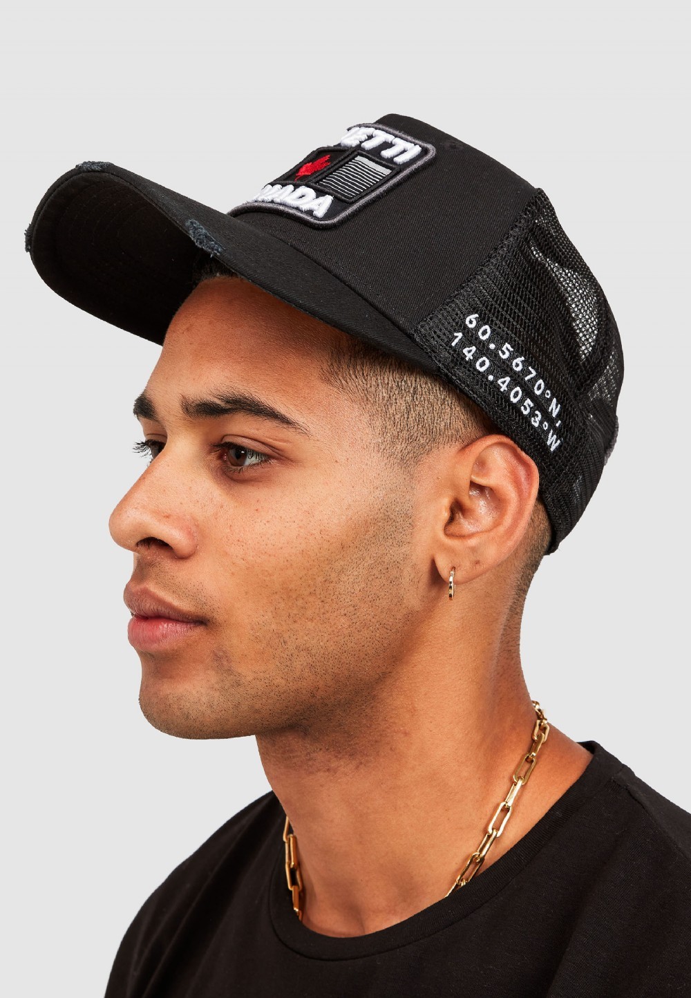 Zavetti Canada Foselli Trucker Cap | Black / Reflective | Zavetti