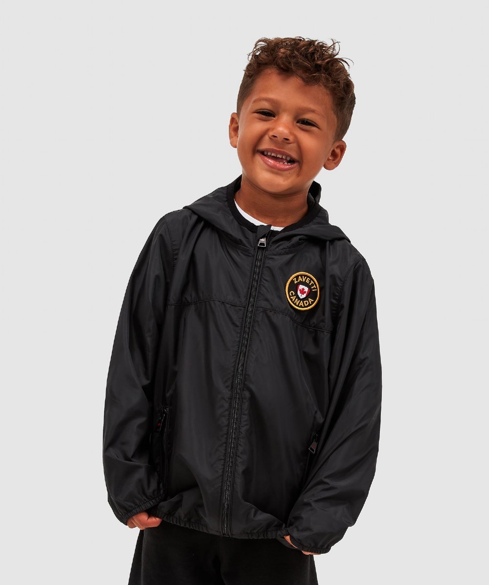 Zavetti Canada Nursery Vista Windrunner Jacket | Black / Reflective ...