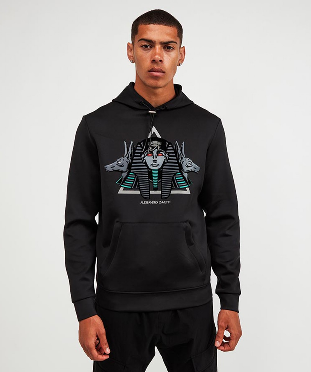 Alessandro Zavetti Trinity Overhead Hoodie | Black | Zavetti