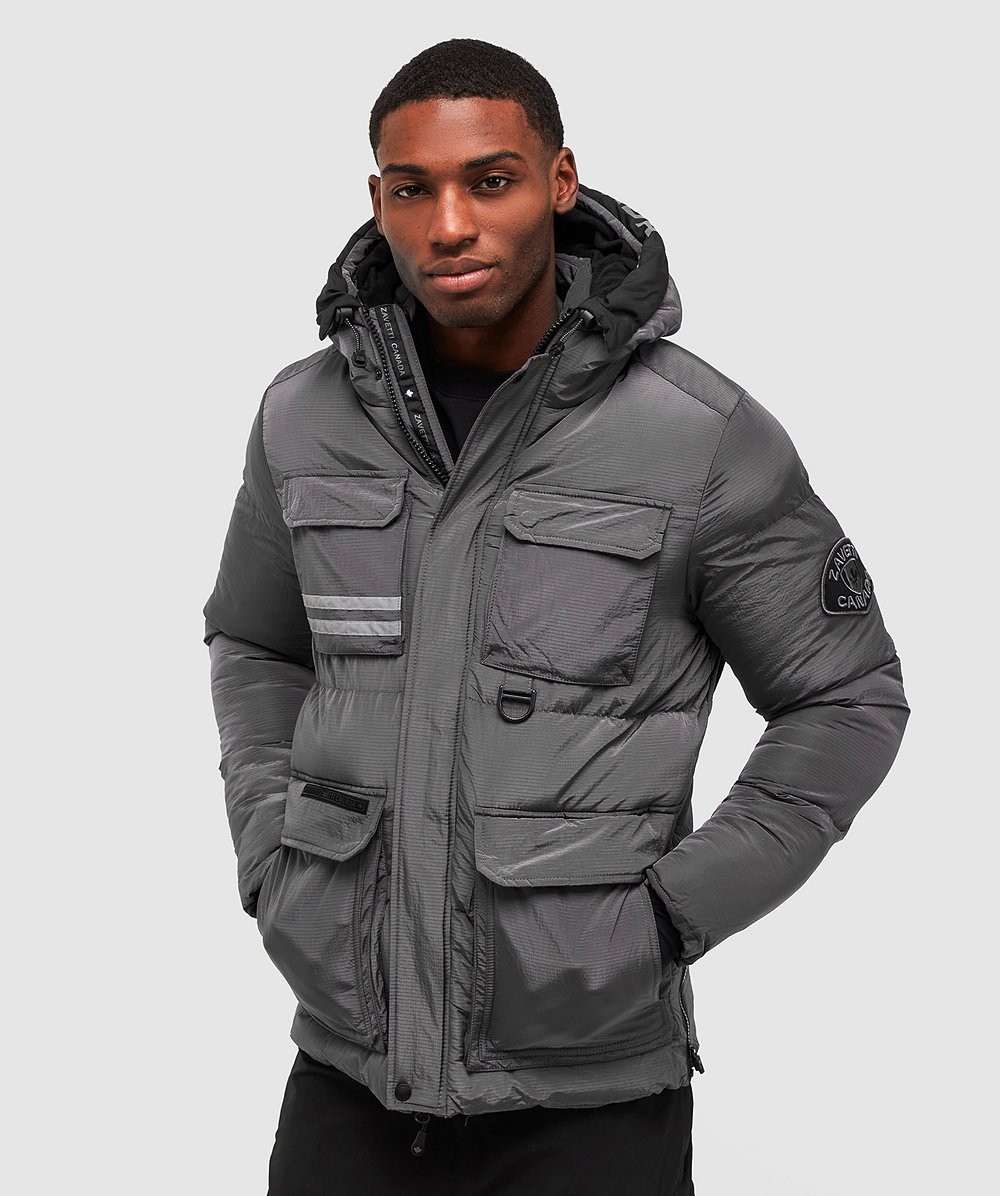 Zavetti Canada Donevan Puffer Jacket | Grey | Zavetti