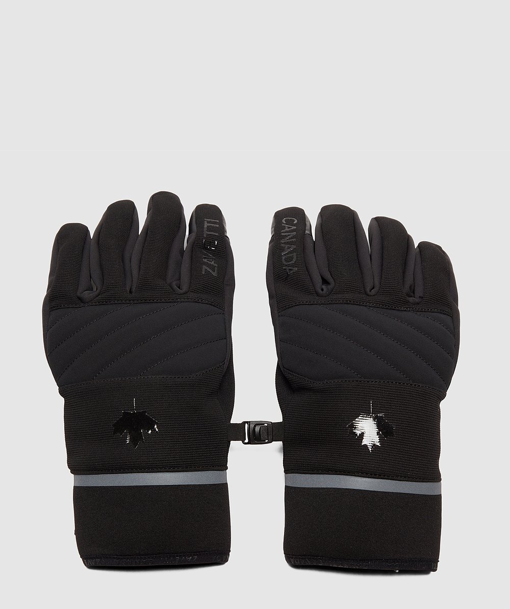 Zavetti Canada Zoletta Glove | Jet Black / Charcoal Reflective | Zavetti