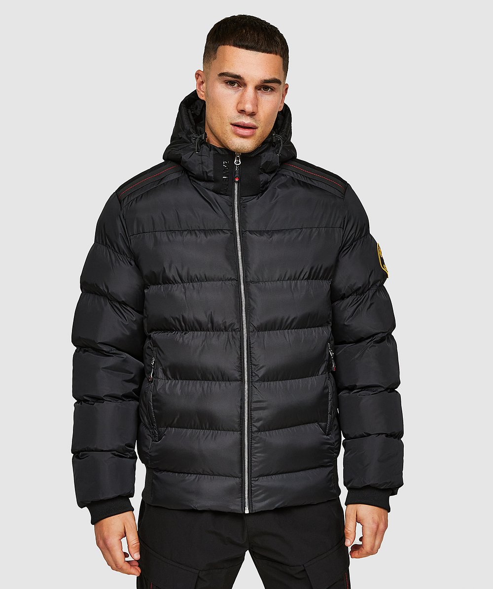 Zavetti Canada Variello Puffer Jacket | Jet Black | Zavetti