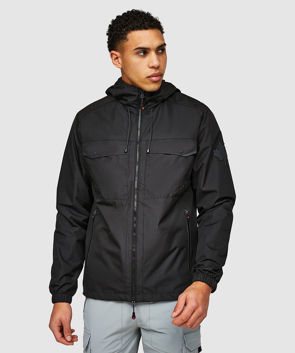 Zavetti Canada Petrini Windbreaker | Jet Black | Zavetti