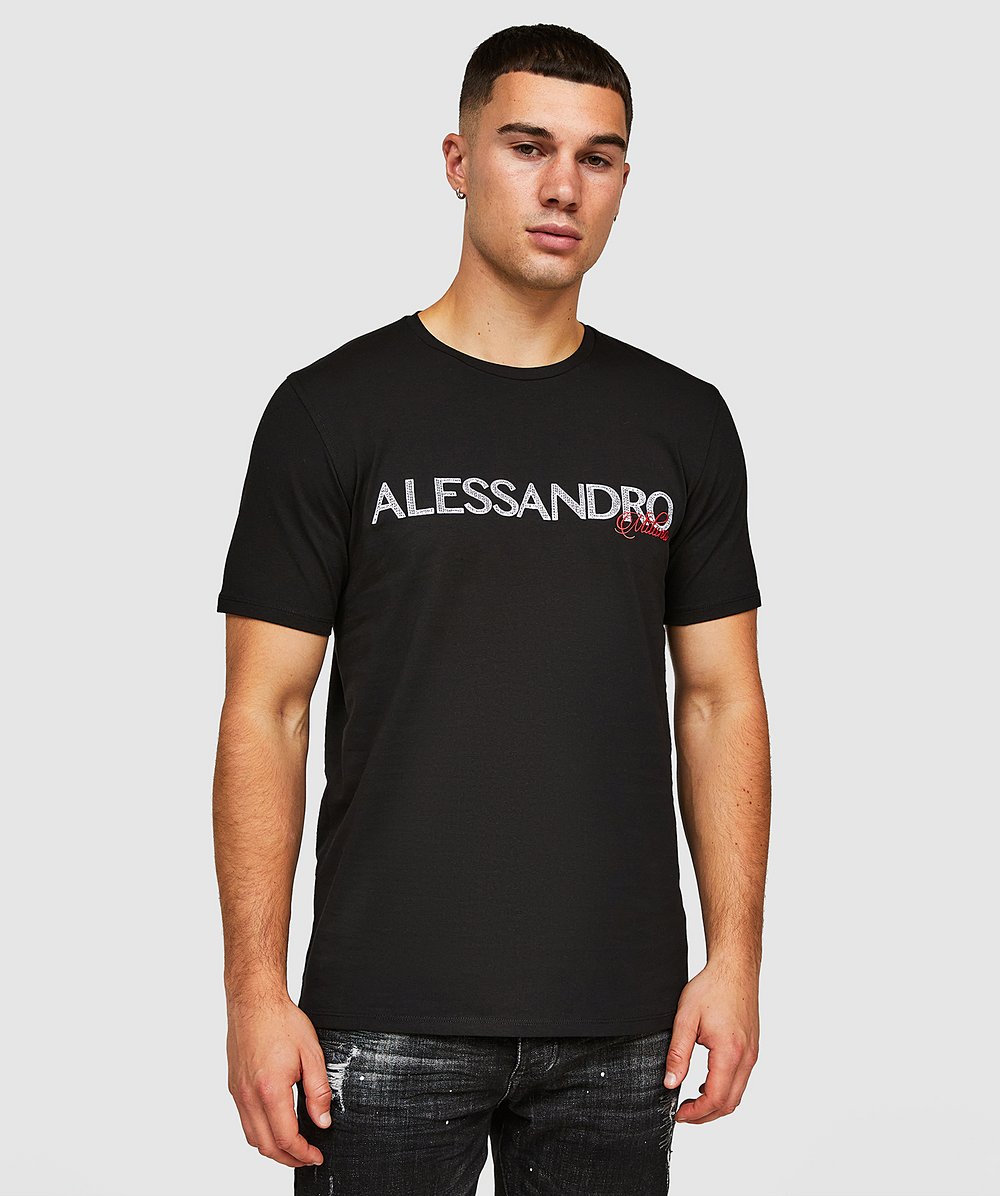 Alessandro Zavetti Linalli T-Shirt | Black | Zavetti