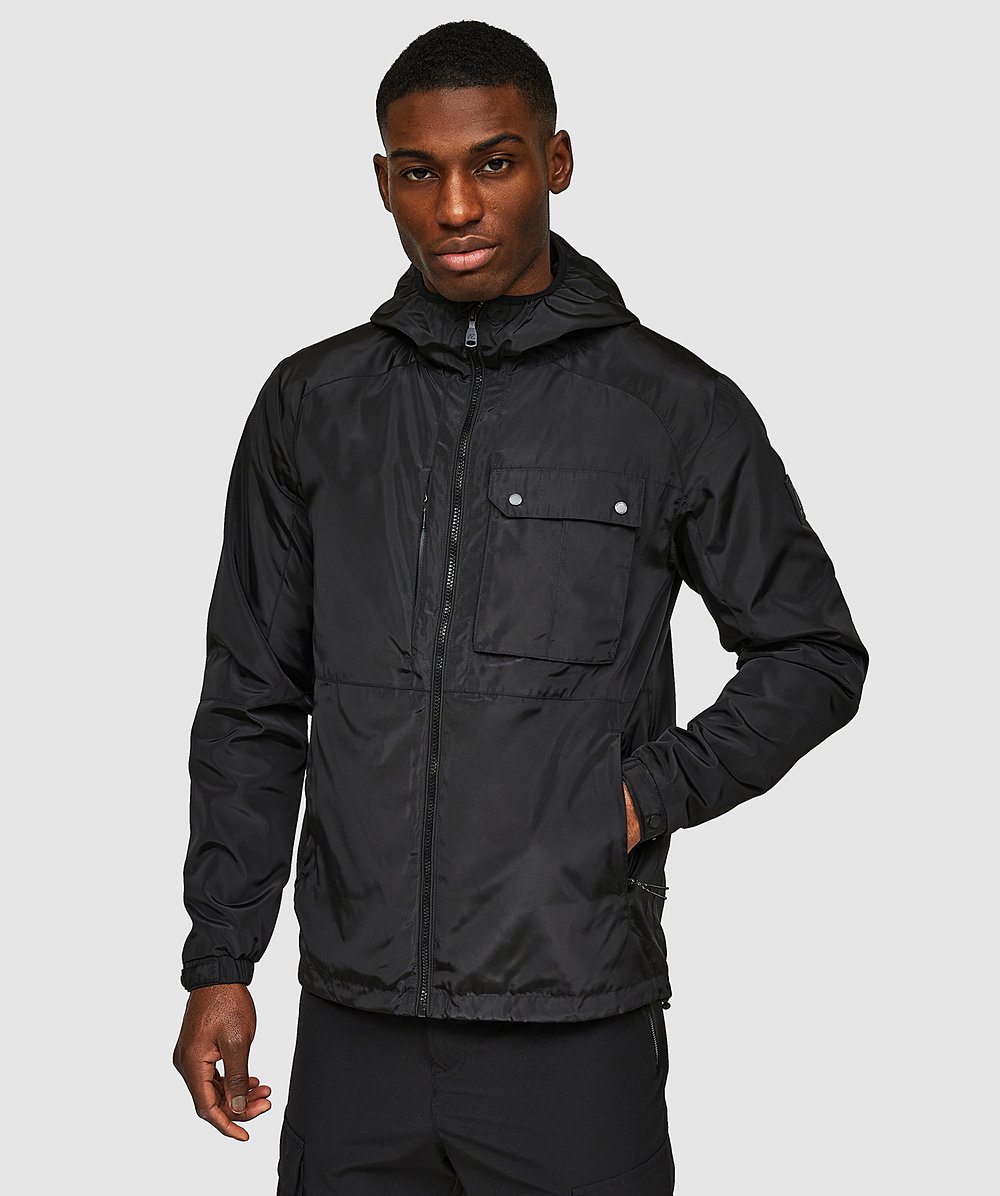 Alessandro Zavetti Brindisi Windbreaker Jacket | Black | Zavetti