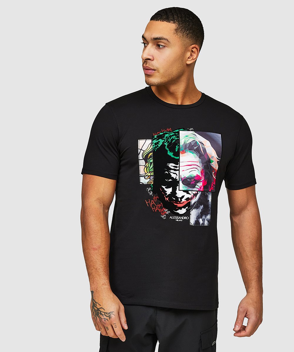 Alessandro Zavetti Ridacchiare T-Shirt | Jet Black | Zavetti