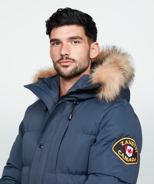 navy blue zavetti canada coat