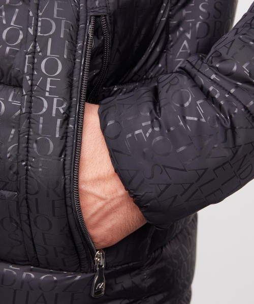 tessini aop full zip puffer jacket