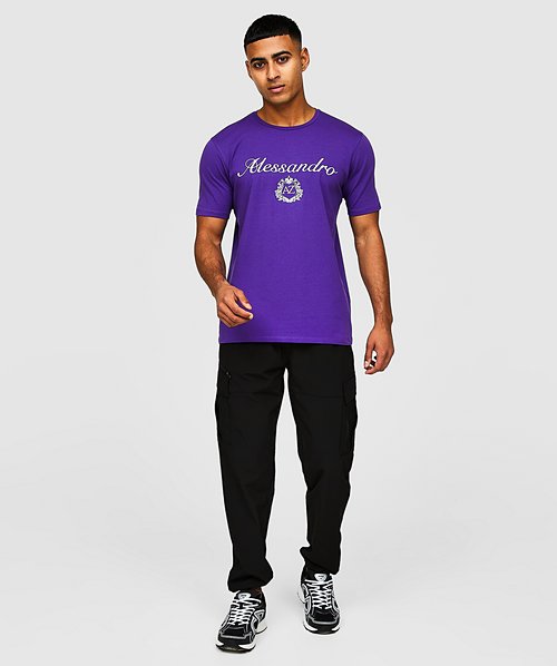 New Era Men's T-Shirt - Purple - L