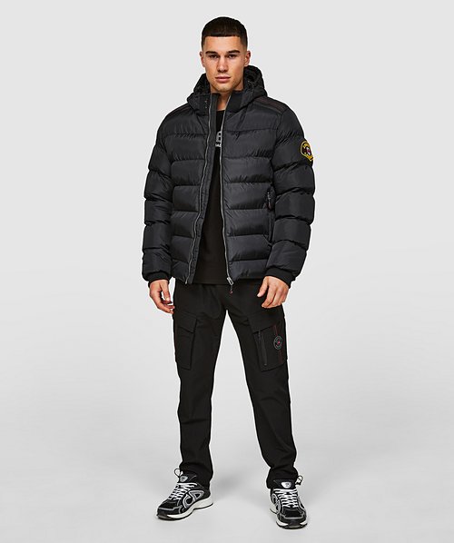 Zavetti Canada Abelli 2.0 Hooded Bomber Jacket | Black | Zavetti