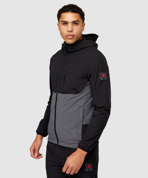 Vosso Woven Zip Through Hoodie