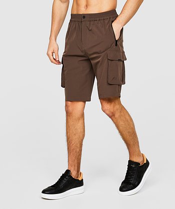 Mens nylon sale cargo shorts