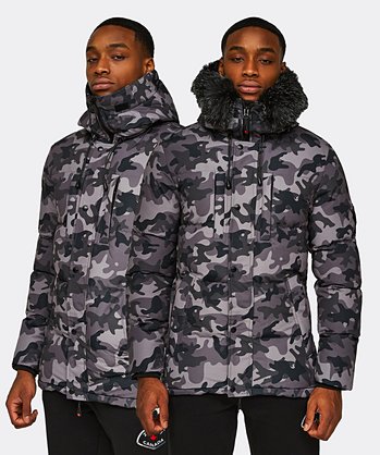 Camo fur jacket mens hotsell